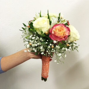 Svadobná kytica z melírovaných ruží