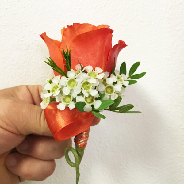 Svadobná kytica z oranžových ruží